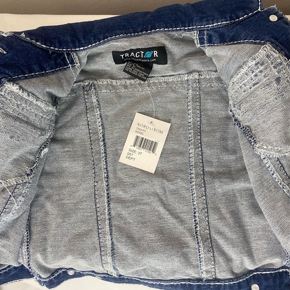 Toddler Denim Jean Jacket Stylish new with tags - Picture 3 of 7